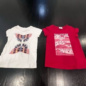 Tea and Hanna Andersson t shirts